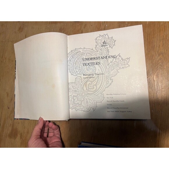 Understanding Textiles Fourth Edition Hardback Cover Book Tortora Macmillan - Picture 4 of 5